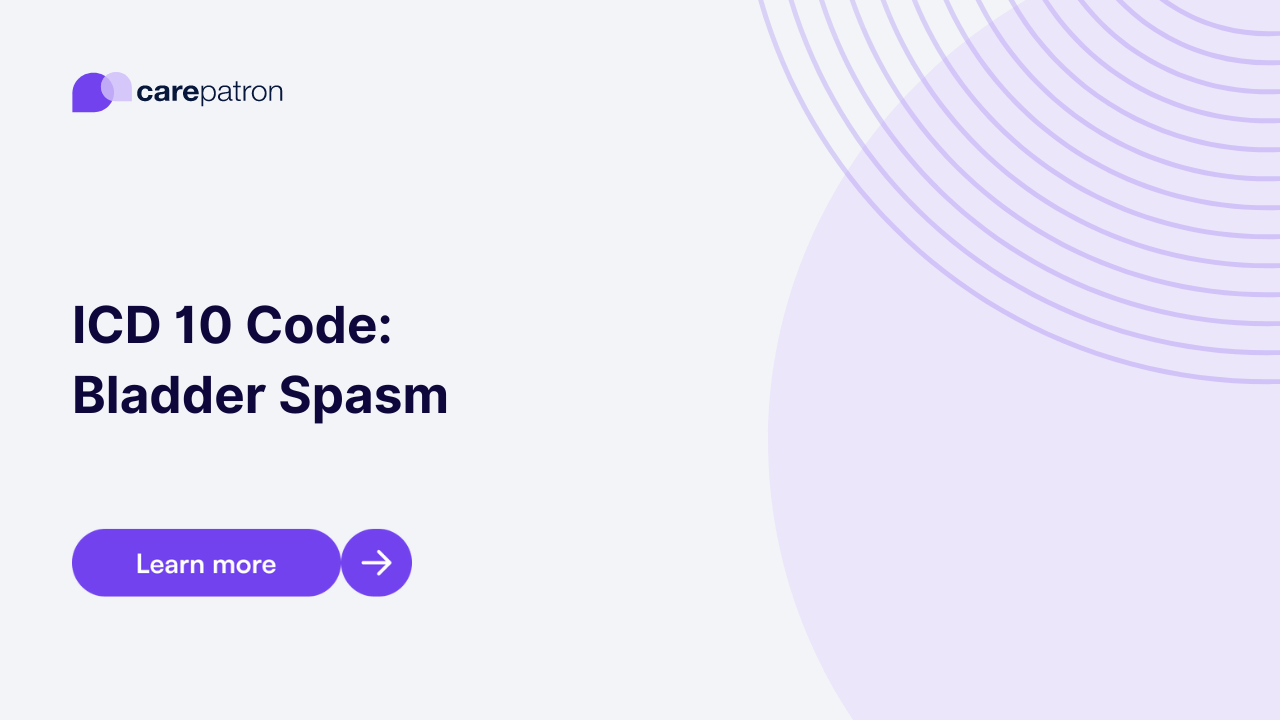 Bladder Spasm ICD10CM Codes 2023